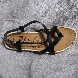 Blowfish granola rope black shoes